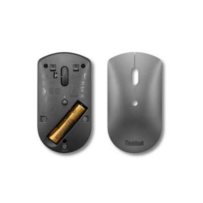 Lenovo ThinkBook Bluetooth Silent Mouse Bluetooth 5.0 Wireless 1 year(s) Iron Grey