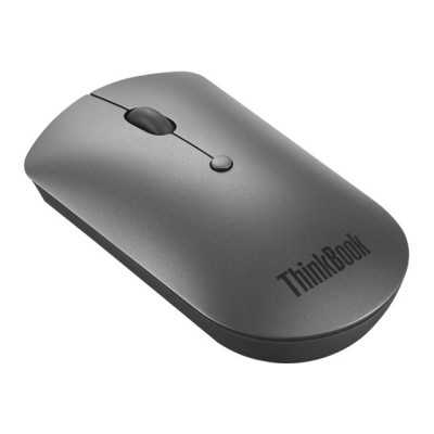 Lenovo ThinkBook Bluetooth Silent Mouse Bluetooth 5.0 Wireless 1 year(s) Iron Grey