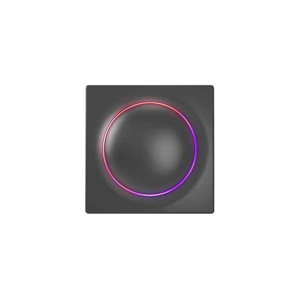 FIBARO Walli jungiklis, juodas, Z-Wave EU Fibaro Walli jungiklis FGWDSEU-221-8 juodas