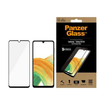 PanzerGlass Screen protector Samsung Galaxy A33 Glass Black Case Friendly