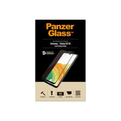 PanzerGlass Screen protector Samsung Galaxy A33 Glass Black Case Friendly