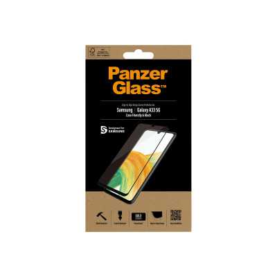 PanzerGlass Screen protector Samsung Galaxy A33 Glass Black Case Friendly