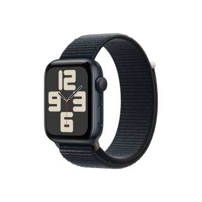 Apple Watch SE GPS 44mm Midnight Aluminium Case with Midnight Sport Loop Apple