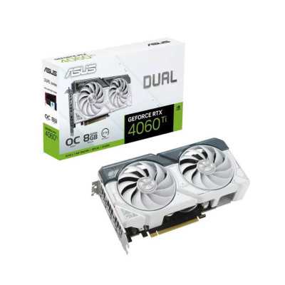 Graphics Card|ASUS|NVIDIA GeForce RTX 4060 Ti|8 GB|GDDR6|128 bit|PCIE 4.0 16x|Dual Slot Fansink|1xHDMI|3xDisplayPort|DUAL-RTX406