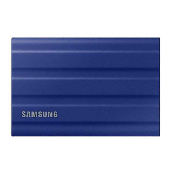 Išorinis SSD|SAMSUNG|T7|2TB|USB 3.2|Rašymo greitis 1000 MB/sek|Nuskaitymo greitis 1050 MB/sek|MU-PE2T0R/EU