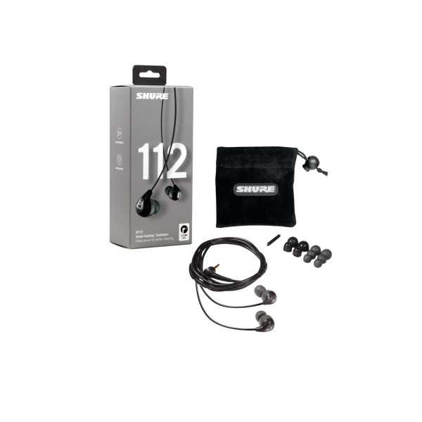 Shure SE112 Earphone, Grey Shure