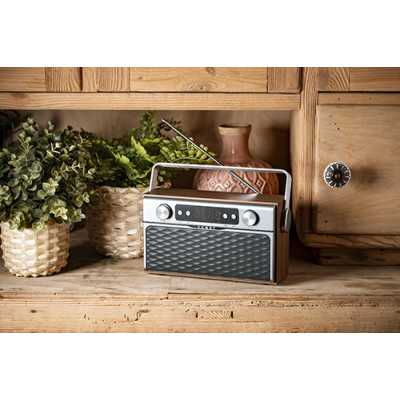 Camry Bluetooth Radio CR 1183 16 W AUX in Wooden