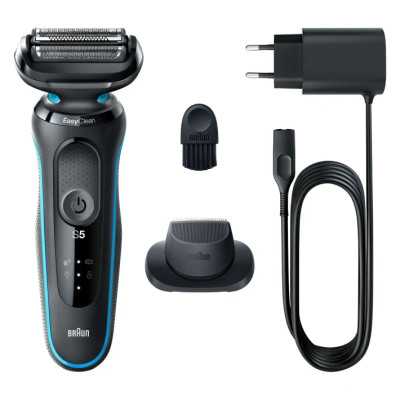 Braun Shaver 51-M1200s Operating time (max) 50 min Wet & Dry Black/Mint