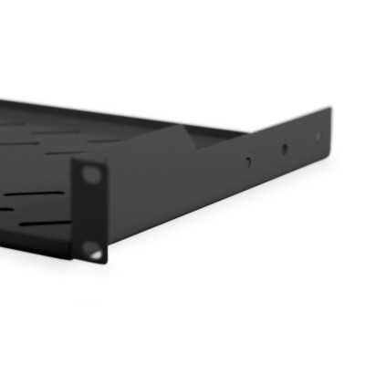 Digitus Fixed Shelf for Racks DN-19 TRAY-1-SW Black The shelves for fixed mounting can be installed easy on the two front 483 mm