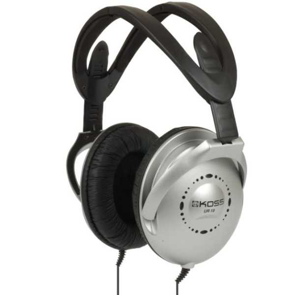 Koss Headphones UR18 Wired On-Ear Noise canceling Silver