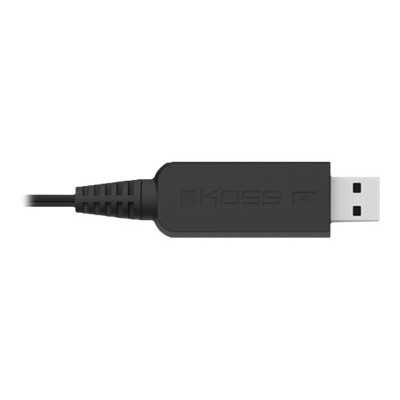 Koss Headphones CS195 USB Wired On-Ear Microphone Black