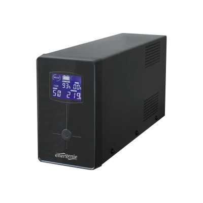 EnerGenie UPS with USB and LCD display, Black 850 VA 220 V