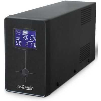 EnerGenie UPS with USB and LCD display, Black 850 VA 220 V