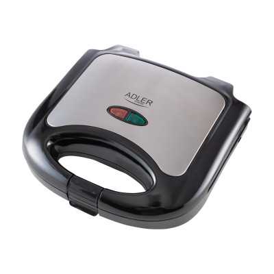 Adler Sandwich maker AD 3015 750 W Number of plates 1 Number of pastry 2 Black