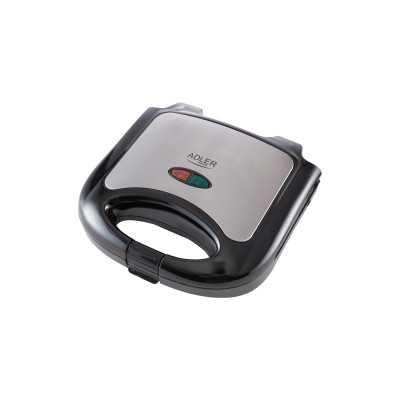 Adler Sandwich maker AD 3015 750 W Number of plates 1 Number of pastry 2 Black