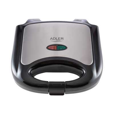 Adler Sandwich maker AD 3015 750 W Number of plates 1 Number of pastry 2 Black