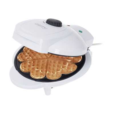 Camry Waffle maker CR 3022 1000 W Number of pastry 5 Heart shaped White