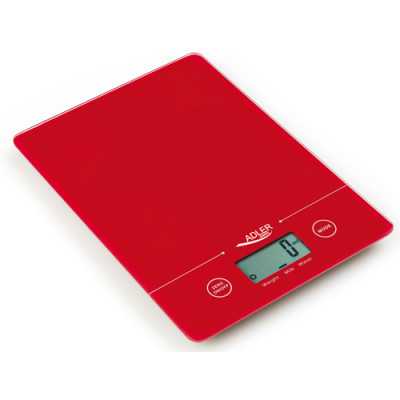 Adler Kitchen scales AD 3138 Maximum weight (capacity) 5 kg Graduation 1 g Red