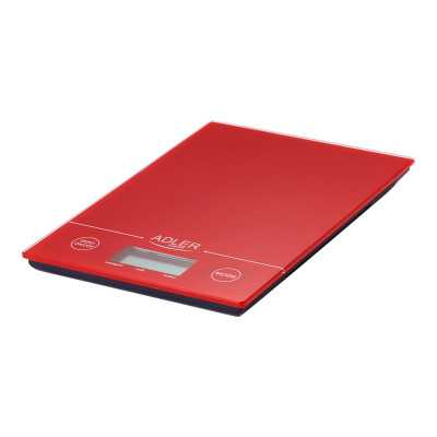 Adler Kitchen scales AD 3138 Maximum weight (capacity) 5 kg Graduation 1 g Red