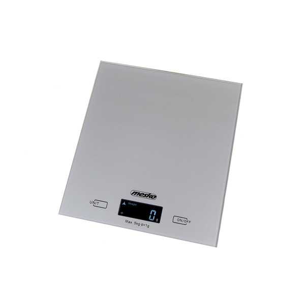 Mesko Kitchen Scales MS 3145 Maximum weight (capacity) 5 kg Graduation 1 g Display type LCD Silver