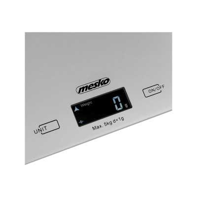 Mesko Kitchen Scales MS 3145 Maximum weight (capacity) 5 kg Graduation 1 g Display type LCD Silver