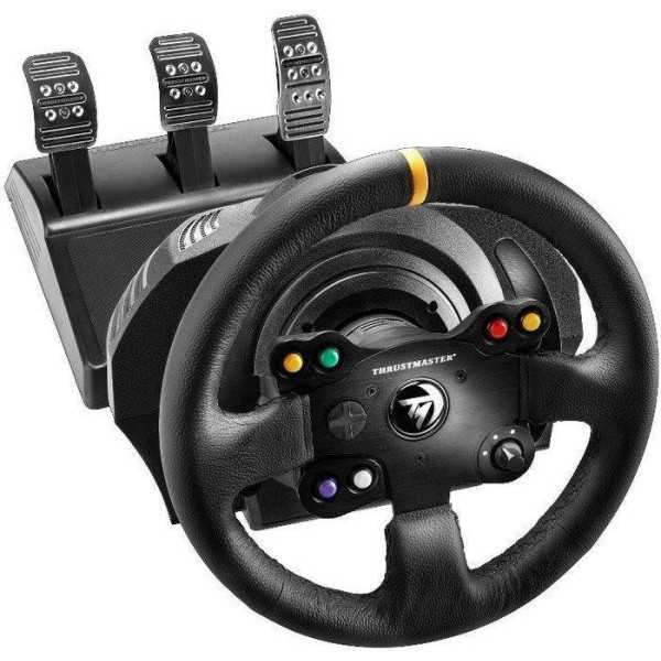 Thrustmaster TX RW Leather Edition lenktynininkas, belaidė įkrovimo pelė Thrustmaster