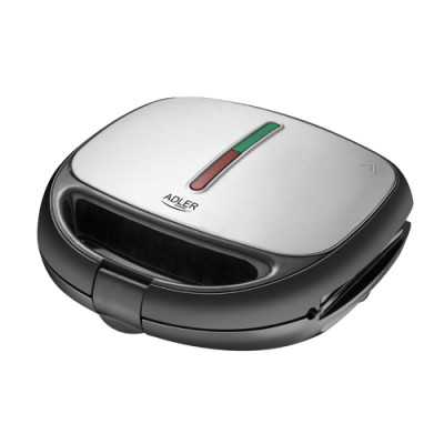 Adler Sandwich maker AD 3040 1200 W Number of plates 5 Number of pastry 2 Ceramic coating Black