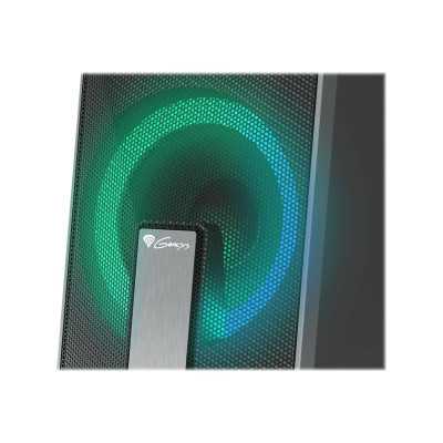 Genesis Computer Speaker Helium 100BT RGB Gaming Speakers Bluetooth Wireless connection Silver/Black