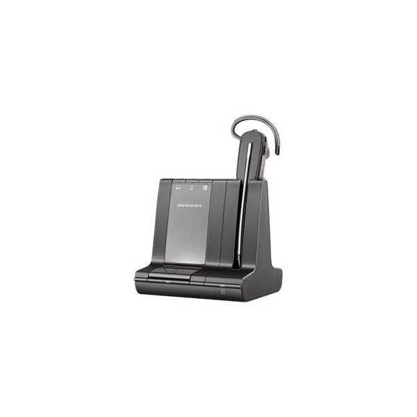 Poly Headset Savi 8240 Office, S8240 Integruotas mikrofonas Belaidis Bluetooth, USB Type-A Juodas