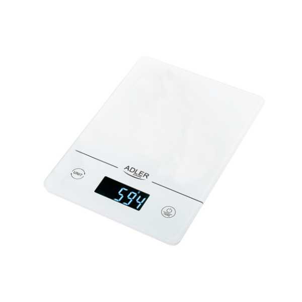 Adler Kitchen scales AD 3170 Maximum weight (capacity) 15 kg Graduation 1 g Display type LCD White