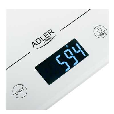 Adler Kitchen scales AD 3170 Maximum weight (capacity) 15 kg Graduation 1 g Display type LCD White