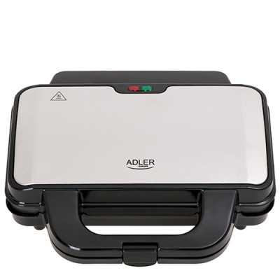 Adler Sandwich maker AD 3043 900 W Number of plates 1 Number of pastry 2 Black