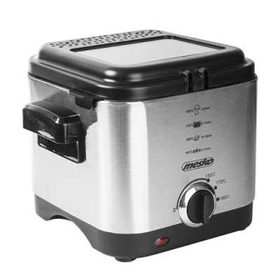 Mesko Deep Fryer MS 4910 Power 900 W Capacity 1.5 L Silver