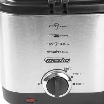 Mesko Deep Fryer MS 4910 Power 900 W Capacity 1.5 L Silver