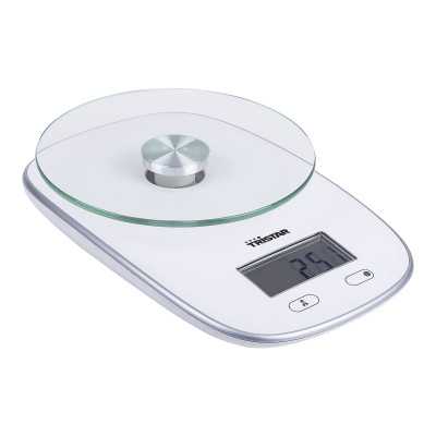 Tristar KW-2445 Kitchen scale, White Tristar Kitchen scales KW-2445 Maximum weight (capacity) 5 kg Graduation 1 g Display type L