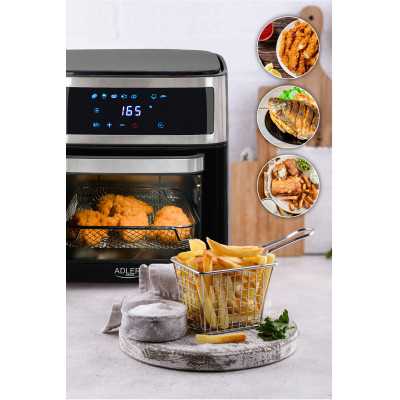 Adler Airfryer Oven AD 6309 Power 1700 W Capacity 13 L Stainless steel/Black