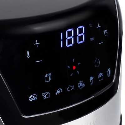 Princess Digital Airfryer XXL 182026 Power 1500 W Capacity 4.5 L Black/Stainless Steel