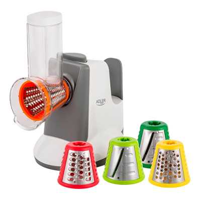 Adler Vegetable Slicer AD 4815 White/Grey 150 W