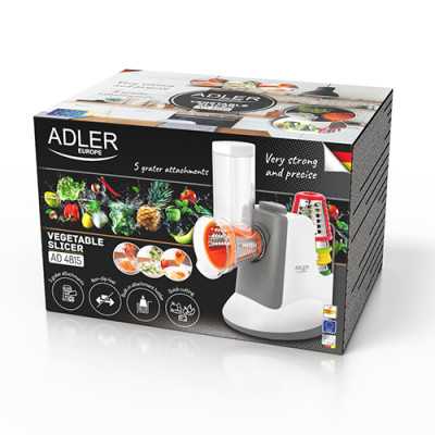 Adler Vegetable Slicer AD 4815 White/Grey 150 W