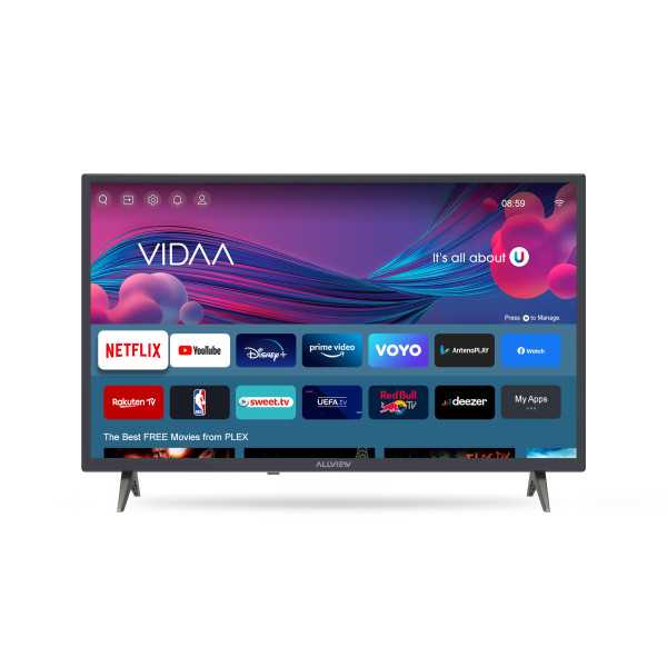 Allview 32iPlay6000-H 32 colių (81 cm) HD paruoštas išmanusis LED televizorius Allview 32iPlay6000-H 32 colių (81 cm) išmanusis 