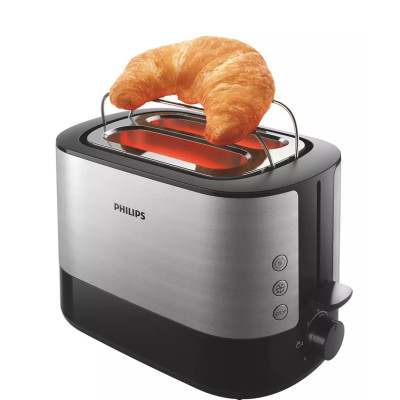 Philips Toaster HD2637/90 Viva Collection Number of slots 2 Housing material Metal/Plastic Black