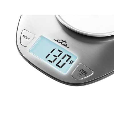 ETA Kitchen scale ETA677890000 Dori Maximum weight (capacity) 5 kg Graduation 1 g Display type LCD Stainless steel