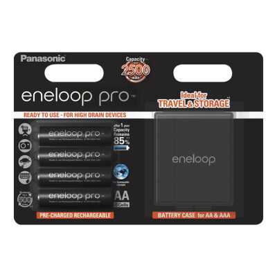 Panasonic ENELOOP BK-3HCDEC4BE AA 2500 mAh 4 pc(s)