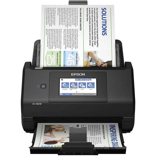 Epson Document Scanner WorkForce ES-580W Color Wireless