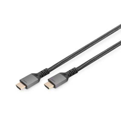 Digitus 8K PREMIUM HDMI 2.1 Connection Cable Black HDMI to HDMI 3 m