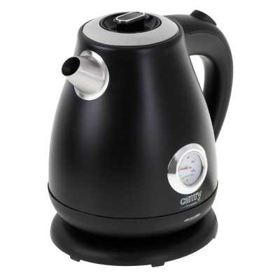 Camry Kettle with a thermometer CR 1344 Electric 2200 W 1.7 L Stainless steel 360 rotational base Black