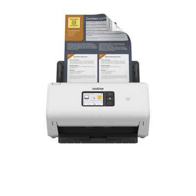 Brother ADS-4500W Desktop Document Scanner Brother Desktop Document Scanner ADS-4100 Colour Wireless