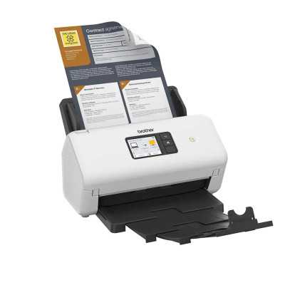 Brother ADS-4500W Desktop Document Scanner Brother Desktop Document Scanner ADS-4100 Colour Wireless