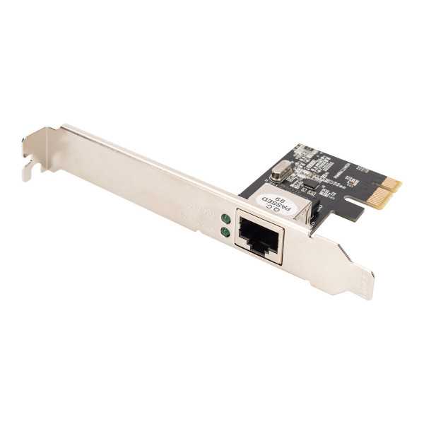 Digitus Gigabit Ethernet PCI Express 32 bitų kortelė, žemo profilio laikiklis, Realtek RTL8111H DN-10130-1