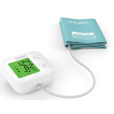 iHealth Track KN-550BT Weight 438 g White/Blue Automatic Calculation of blood pressure (systolic and diastolic), Calculation of 